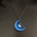 Glowing Pendant Necklace – Silver Plated Chain Jewelry - Image 4