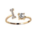 New Design Adjustable Letter Ring – Simple & Elegant Women’s Jewelry - Image 5