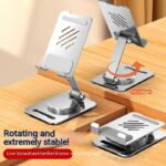 Adjustable 360° Desk Stand for Phone & Tablet – Metal Holder - Image 7