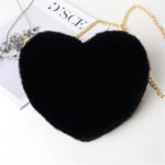 Love Plush Shoulder Bag for Women with Chain Strap - Image 8