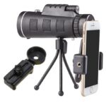 Monocular Zoom Telescope – Tripod, Phone Clip & Built-In Compass - Image 5