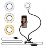 8cm Adjustable LED Ring Light for Selfie, Makeup & Live Streaming - Image 5