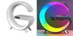Smart G-Shape LED Lamp with Bluetooth Speaker & Wireless Charger - Image 4