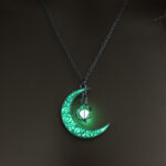 Glowing Pendant Necklace – Silver Plated Chain Jewelry - Image 5
