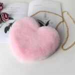 Love Plush Shoulder Bag for Women with Chain Strap - Image 7