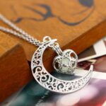 Glowing Pendant Necklace – Silver Plated Chain Jewelry - Image 2