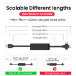 4-in-1 Retractable USB Cable – Type-C, Micro & iPhone with Stand - Image 7
