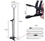 Adjustable LED Ring Light for Selfie, Makeup & Live Streaming - Image 2