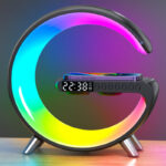 G-Shaped LED Lamp – Bluetooth Speaker & Wireless Charger