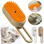 3 in 1 electric spray massage cat steam brush - Image 5